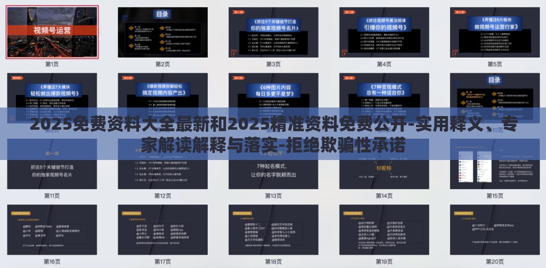 2025免费资料大全最新和2025精准资料免费公开-实用释义、专家解读解释与落实-拒绝欺骗性承诺