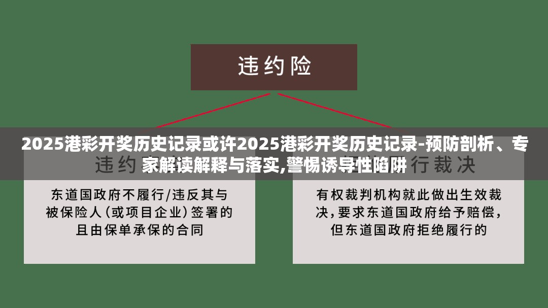 2025港彩开奖历史记录或许2025港彩开奖历史记录-预防剖析、专家解读解释与落实,警惕诱导性陷阱