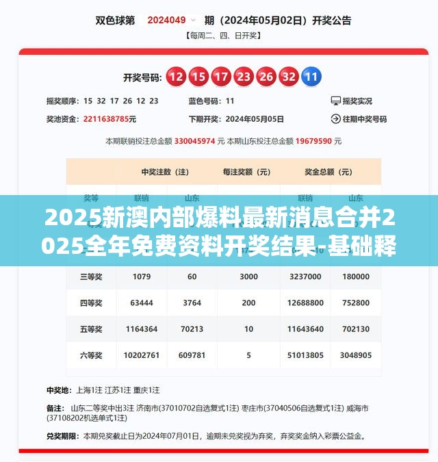 2025新澳内部爆料最新消息合并2025全年免费资料开奖结果-基础释义、专家解析解释与落实?杜绝虚假诱导词
