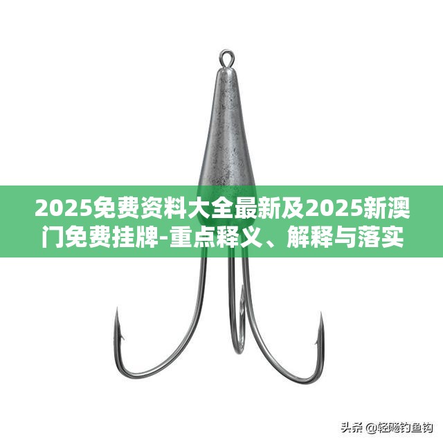 2025免费资料大全最新及2025新澳门免费挂牌-重点释义、解释与落实,警惕不实的钓鱼钩