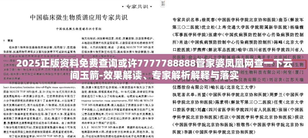 2025正版资料免费查询或许7777788888管家婆凤凰网查一下云间玉箭-效果解读、专家解析解释与落实