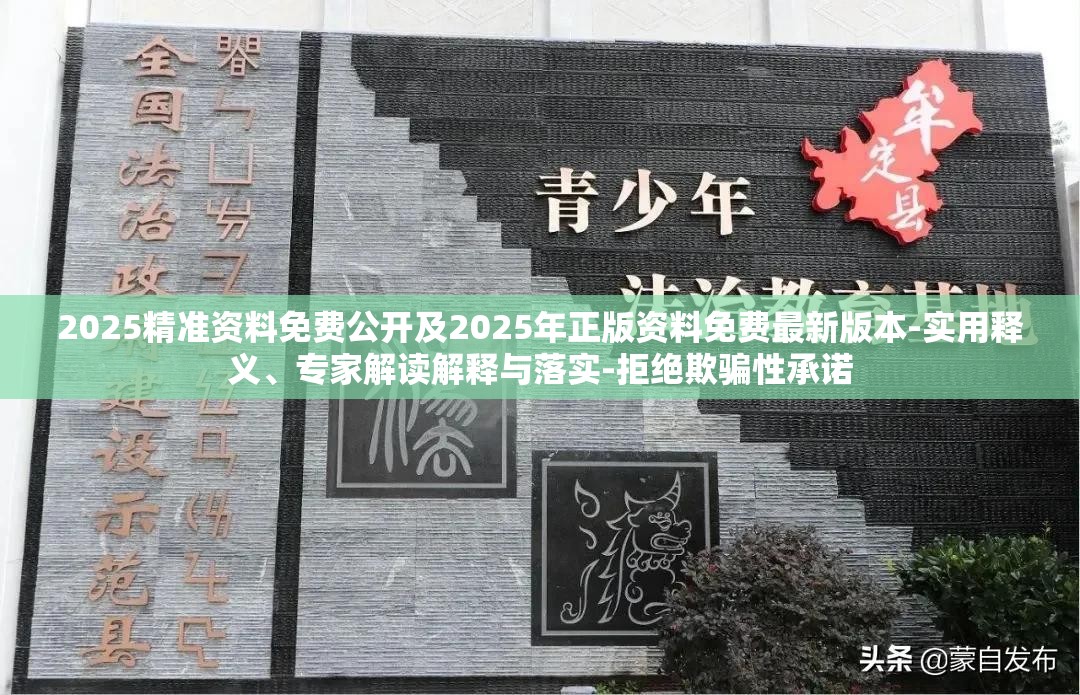 2025精准资料免费公开及2025年正版资料免费最新版本-实用释义、专家解读解释与落实-拒绝欺骗性承诺